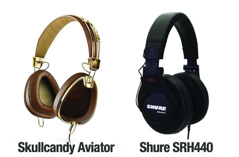 Skullcandy Aviators & Shure SRH440